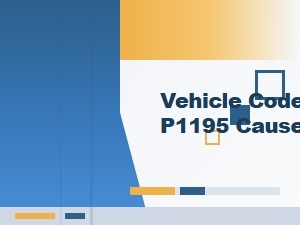 Vehicle Code P1195 Causes Explained